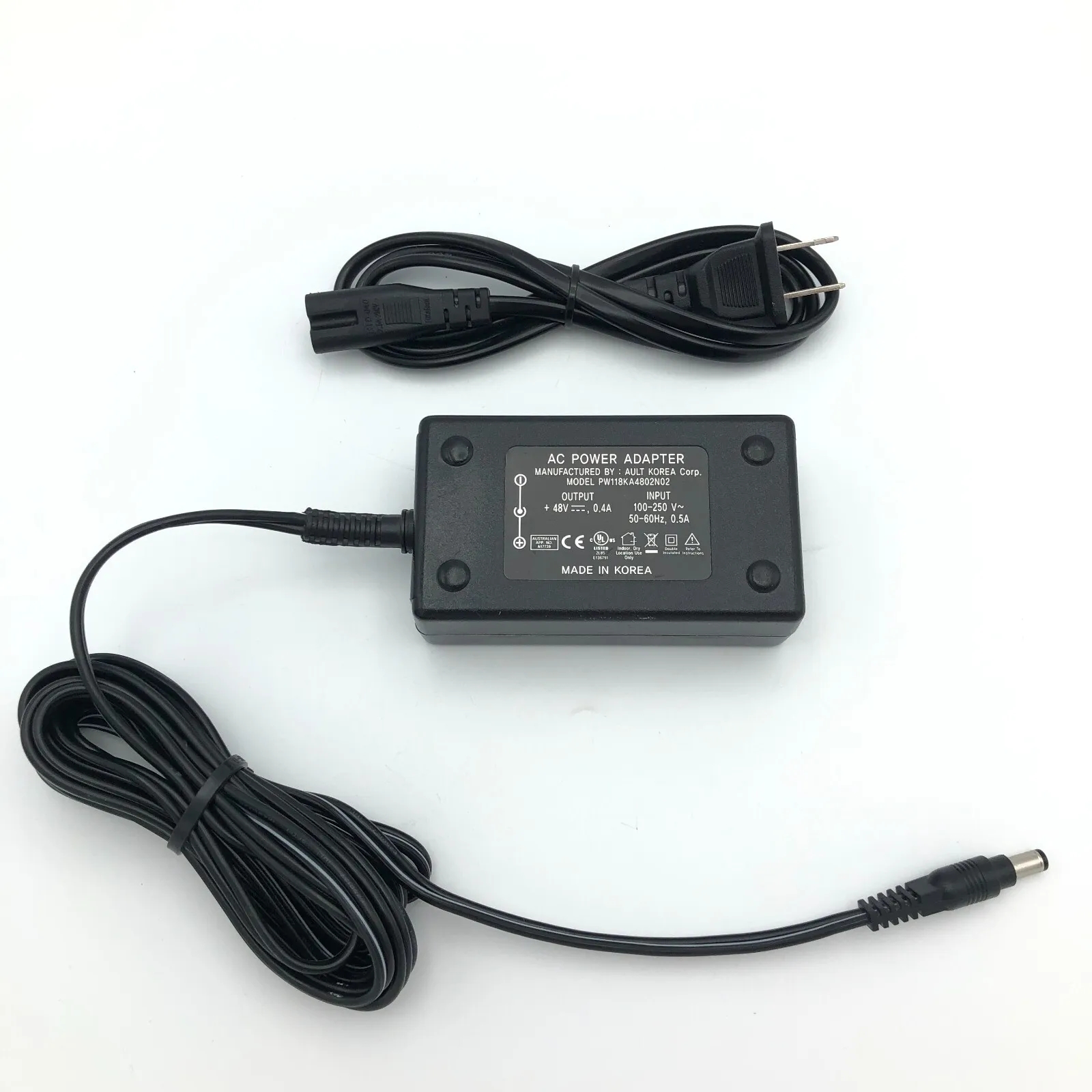 *Brand NEW*Genuine Ault 48V 0.4A AC Adapter PW118KA4802N02 Power Supply 5.5x2.0 mm